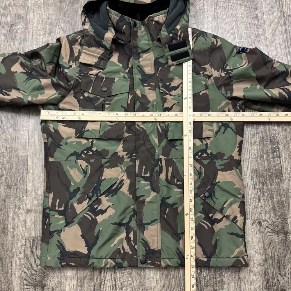 Abercrombie & Fitch Jacket Camo Camouflage Hooded Parka - Picture 3 of 7